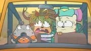 Viel Spaß hat Ollie mit Moon und dem Krötenfahrer nicht.