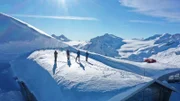 Snow Lords stehen auf dem Berg
