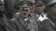 SCREEN GRAB: Hitler und seine Generäle bei der Siegesparade der Wehrmacht in Warschau, Polen, im September 1939. (Credit: CC & C)