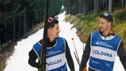 Einstein Snowfarming: Retten wir mit altem Schnee bald die weissen Weihnachten? Tobias Müller im Gespräch mit Dario Cologna auf der Langlaufstrecke in Davos.