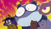 v.li.: Unica, Baby Panda, Baby Grizz, Baby Ice Bear, Sclubworm
