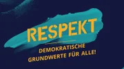 Logo "Respekt - Demokratische Grundwerte für alle"