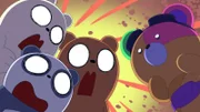 v.li.: Baby Ice Bear, Baby Panda, Baby Grizz, Teddi