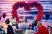 v.l.n.r. Manuel Rubey, Barbara Schöneberger und Simon Schwarz.