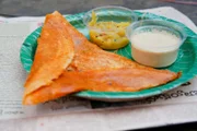 Einer vom Restaurant „Govind“ berühmten Dosas.