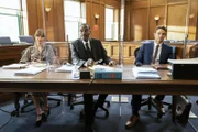 (v.l.n.r.) Samantha Powell (Audrey Corsa); Tony Carver (Steven Williams); Mark Callan (Wilson Bethel)