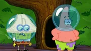 L-R: SpongeBob, Patrick