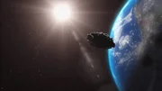 Asteroid bewegt sich auf die Erde zu