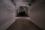 Pyramid burial chamber of early 6th dynasty Egyptian King Teti.