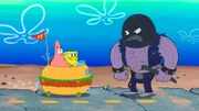 Gemeinsam mit seinem etwas einfältigen besten Kumpel Patrick begibt sich SpongeBob auf ein haarsträubendes Abenteuer, um die gestohlene Krone wiederzufinden.