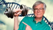Wie stehen Ihre Chancen, ein wirklich hohes Alter zu erreichen? Die Wissenschaft zeigt: Nur etwa 10 Prozent unseres Lebensalters sind durch unsere Gene vorbestimmt. Den Großteil bestimmen wir selbst durch unseren Lebensstil.  "Quarks" zeigt, was wirklich zählt für ein langes Leben. Warum ist nicht nur was wir essen wichtig, sondern auch wie wir essen? Kann man ein aktives Leben führen, ohne regel-mäßig Sport zu treiben? Und warum kann gerade der Ruhestand das Risiko für Krank-heiten erhöhen? - Moderator Ralph Caspers (Foto künstlich gealtert); WDR Fernsehen QUARKS - 100 UND IMMER NOCH FIT – SO KÖNNEN WIR GESUND ALT WERDEN, am Donnerstag (17.10.24) um 20:15 Uhr. Wie stehen Ihre Chancen, ein wirklich hohes Alter zu erreichen? Die Wissenschaft zeigt: Nur etwa 10 Prozent unseres Lebensalters sind durch unsere Gene vorbestimmt. Den Großteil bestimmen wir selbst durch unseren Lebensstil.  "Quarks" zeigt, was wirklich zählt für ein langes Leben. Warum ist nicht nur was wir essen wichtig, sondern auch wie wir essen? Kann man ein aktives Leben führen, ohne regel-mäßig Sport zu treiben? Und warum kann gerade der Ruhestand das Risiko für Krank-heiten erhöhen? - Moderator Ralph Caspers (Foto künstlich gealtert)