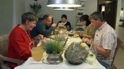 V.l.: Birgit, Carsten, Gastgeberin Birte, Iris und Thorsten