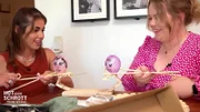 Sarah Engels (l.) und Celine