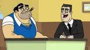 v.li.: Jimmy Falcone, FBI Special Agent Rick Chickmagnet