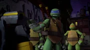 L-R: Leonardo, Michelangelo