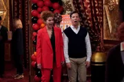 Jack McFarland (Sean Hayes, l.); Grace Elizabeth Adler (Debra Messing, r.)