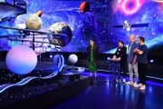 (v.l.n.r.) Melissa Khalaj; Ali Güngörmüs; Frank Rosin; Steffen Henssler