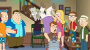 v.li.: Parker, Tuttle, Roger, Greg, Francine, Steve und Jeff