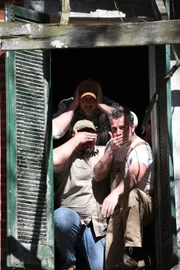 Jay, Mark and Dan - see no evil, hear no evil, speak no evil.