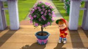 Zähneknirschend muss sich Alvin bei seiner Nachbarin entschuldigen.  +++