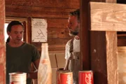 Watkinsville, GA USA: Coke Expert Jeff Weingart and Jay discuss Coke memorabilia.