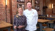 Chefkoch Zsolt Husar vom Fischrestaurant Daniel Wischer mit seiner Chefin Marion. Weitere Fotos erhalten Sie auf Anfrage.