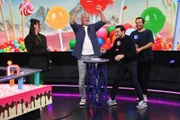 (v.l.n.r.) Melissa Khalaj; Frank Rosin; Ali Güngörmüs; Steffen Henssler