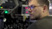 Kommandantenschüler Kapitänleutnant Patrick während der Kommandantenprüfung.