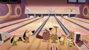 v.li.: Augie Doggie, Doggie Daddy, Captain Caveman, Yogi Bear, Boo-Boo Bear, Bobbie Louie