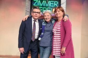 Die Moderatoren Christine Westermann und Götz Alsmann mit Gast Gerburg Jahnke.