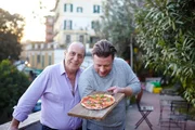Gennaro Contaldo (l.), Jamie Oliver