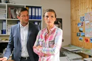 L-R: Sven Hansen (Igor Jeftic) and Yvonne Brand (Martyna Eder).