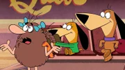 v.li.: Captain Caveman, Augie Doggie, Doggie Daddy
