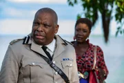 Am Ort des Unfalls wartet bereits Darlene Curtis (Ginny Holder) - und Commissioner Patterson (Don Warrington) macht eine schreckliche Entdeckung.