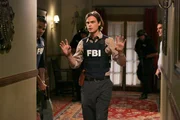 Sind den Entführer von Rebecca, Randall Garner, auf der Spur: Reid (Matthew Gray Gubler, M.), Hotch (Thomas Gibson, r.) und Derek (Shermar Moore, l.) ...