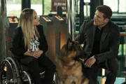 Simone Bradley (DANIELLE ARBOUR), Rex (DIESEL VOM BURGIMWALD) and Charlie (JOHN REARDON)