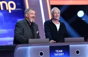 Die Kandidaten des Teams "Schauspieler": Dietmar Bär (l.) und Klaus J. Behrendt (r.), beide Schauspieler.