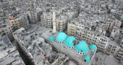 Die vom Krieg zerstörte Stadt Homs in Syrien.