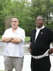 L-R: Wayde King and Tracy Morgan