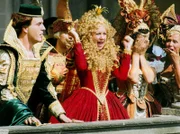 Prinzessin Eufrosine (Sabina Laurinová) führt von ihrer Burg aus eine Schreckensherrschaft über das Land.