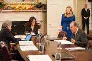 Julia Louis-Dreyfus als Selina Meyer, Anna Chlumsky als Amy Brookheimer, Kevin Dunn als Ben Cafferty