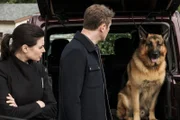 L-R: Deputy Chief Adele Tennant (MEGHAN ORY), Charlie (JOHN REARDON), Rex (DIESEL VOM BURGIMWALD)