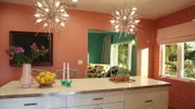 A view of the renovated kitchen.