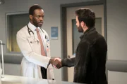 CHICAGO MED -- "Never Going Back To Normal" Episode 501 -- Pictured: (l-r) Ato Essandoh as Dr. Isidore Latham, Colin Donnell as Dr. Connor Rhodes