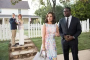 On left: Selina Meyer (Julia Louis-Dreyfus) and on right Richard Splett (Sam Richardson).