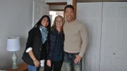 David Romstad in a funny shoot with the winners in one of the houses