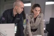 Pictured: (l-r) Pavle Jerinic as Felix Strickland, Christie Burke as Sharon Garnet