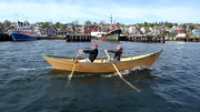 Jedes Jahr treten die Bewohner Lunenburgs zum traditionellen „Dorie-Race“ an, dem Wettrudern in klassischen Holzbooten.