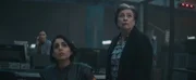 l-r; Archie (Anjli Mohindra), Wes (Caroline Quentin)