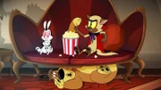 Oben, v.li.: Bunnicula, Chester. Unten: Harold.